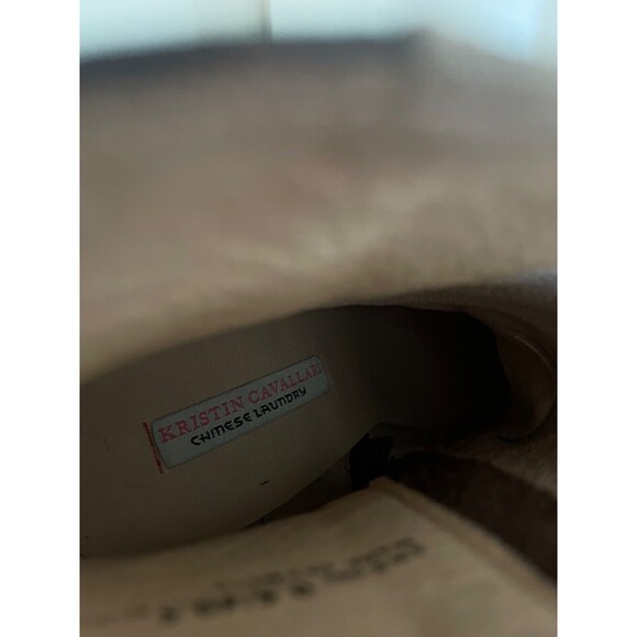 Chinese Laundry Kristin Cavallari Santorini Heeled Ankle Boots size 9.5 Leather - Picture 11 of 13